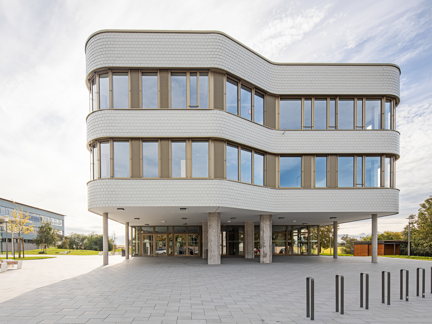 Architekturfotografie von der Berufsschule in Bad Krozingen