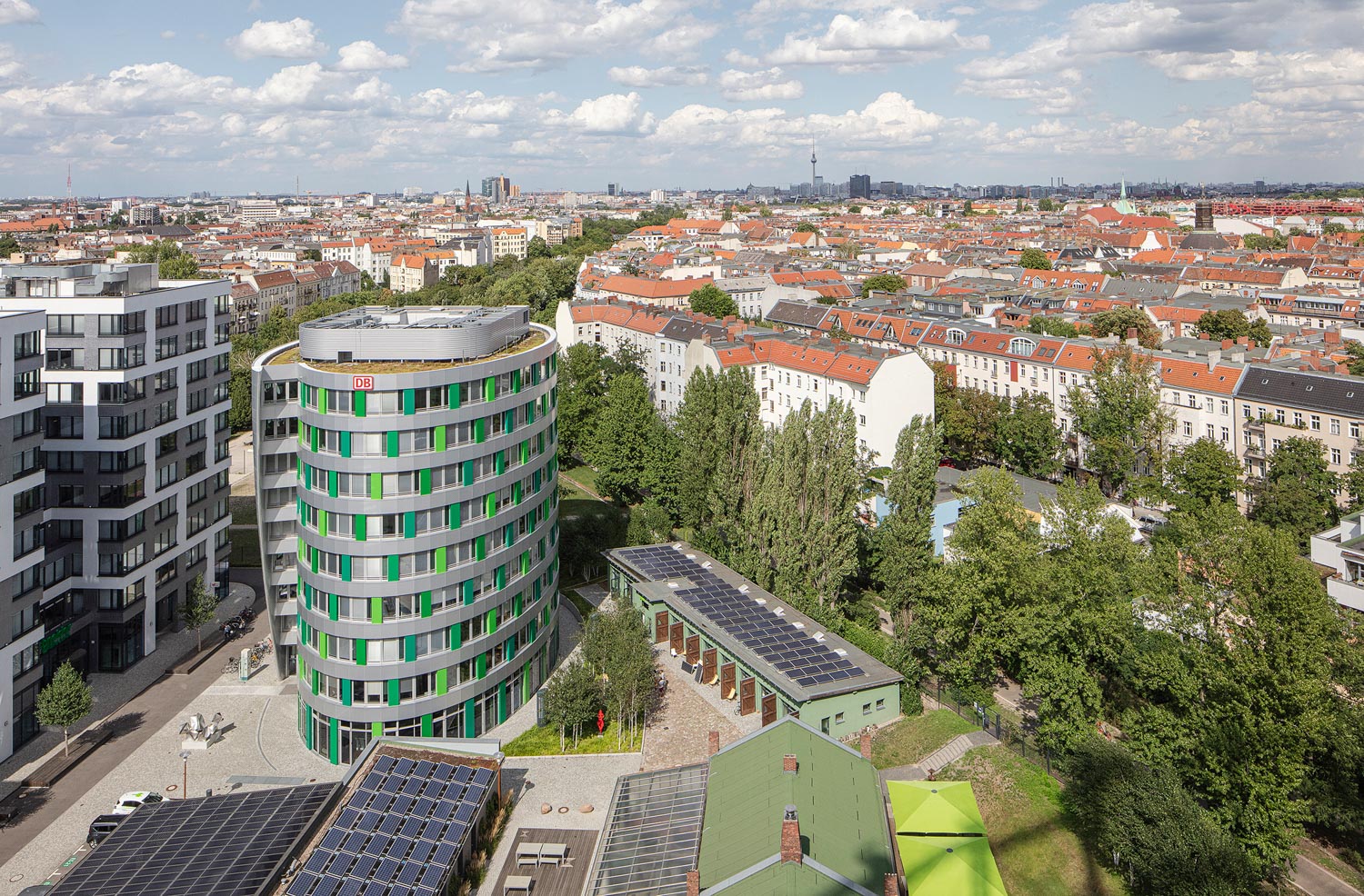 Luftbild Drohnenfotografie in Berlin Euref Campus