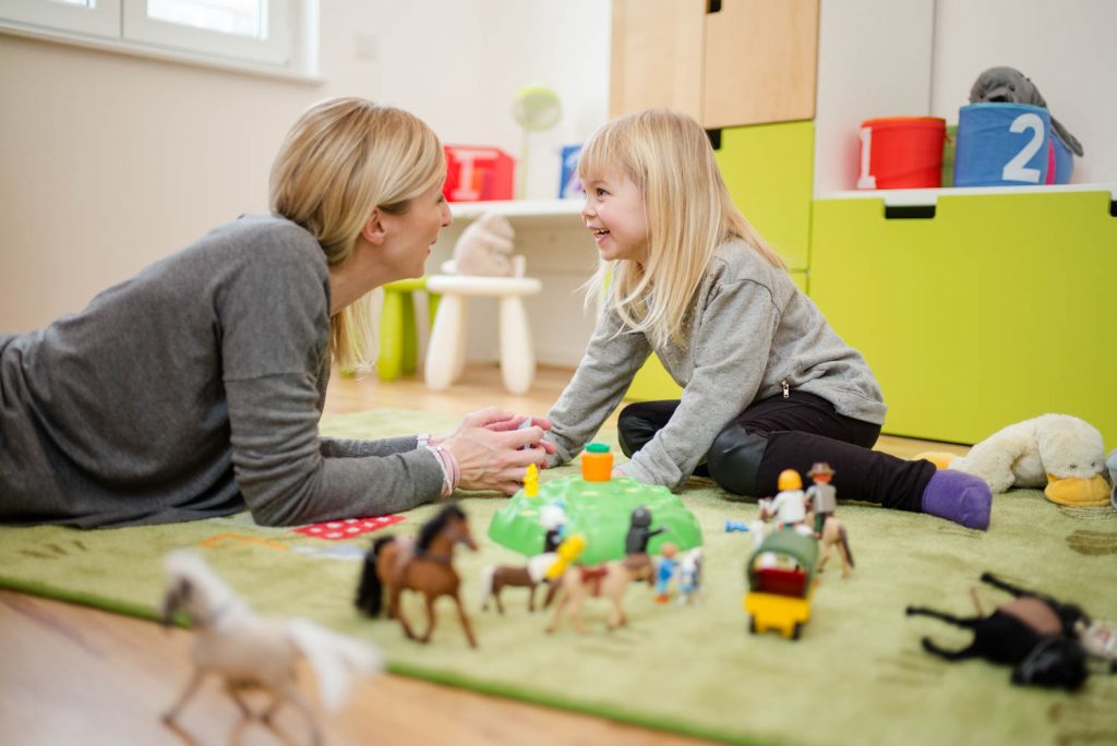 Immobilienfotografie mit Menschen Kinderzimmer in Dresden