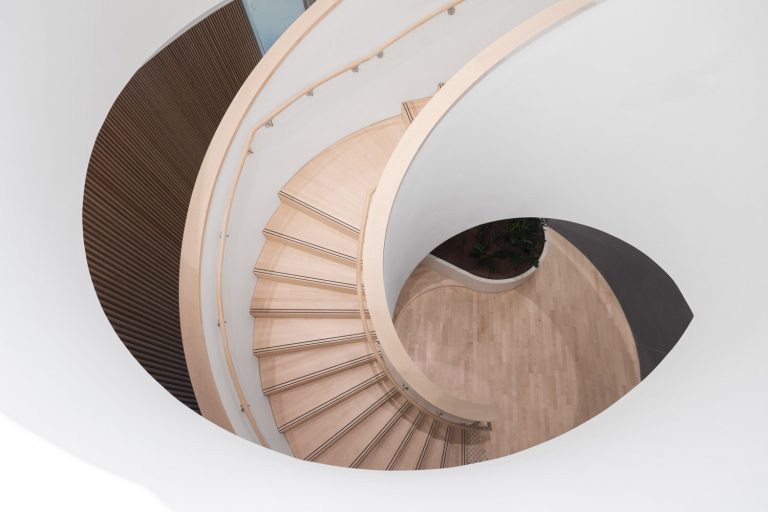 Stadtforum Dresden Wendeltreppe von oben
